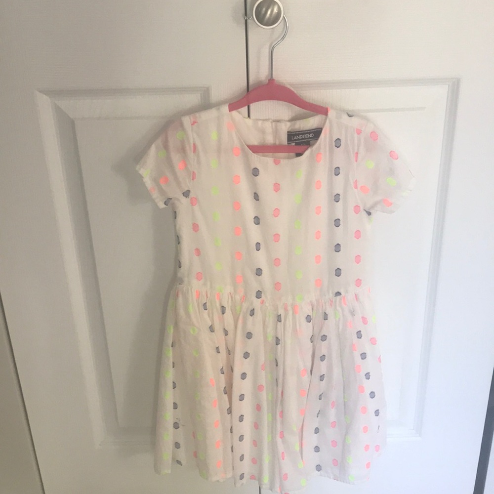 Lands End girls party dress